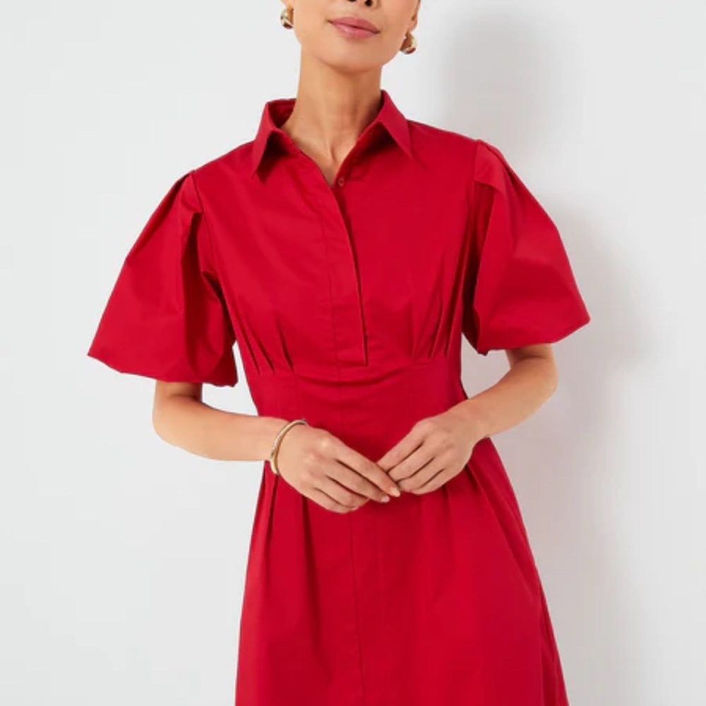 Tuckernuck Red Mini Delaney Dress NWT